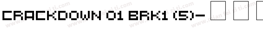 Crackdown O1 BRK1 (5)字体转换